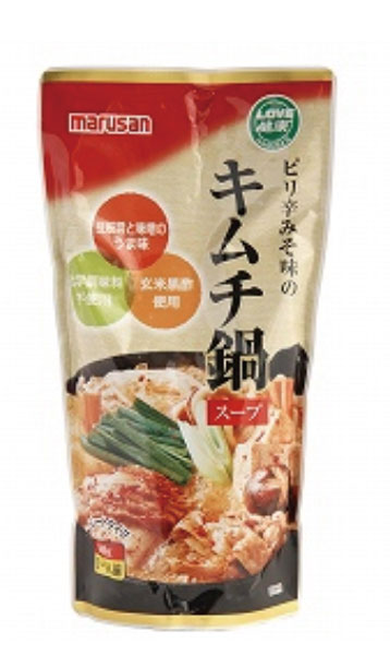 ピリ辛みそ味のキムチ鍋スープ