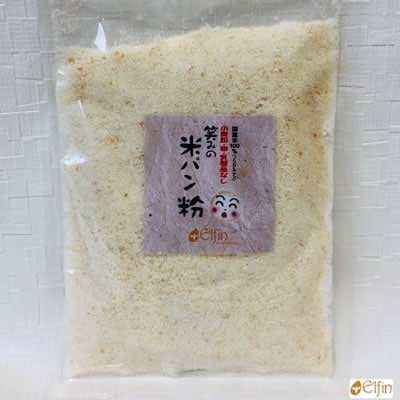 笑みの米パン粉